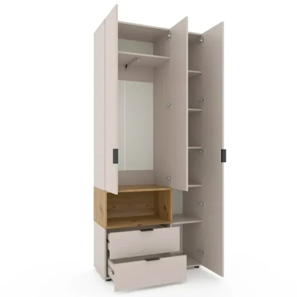 Dulap Nex Home A002R 230 x 100 x 42 / LPAL / Cahmere Oak Artisan photo 3
