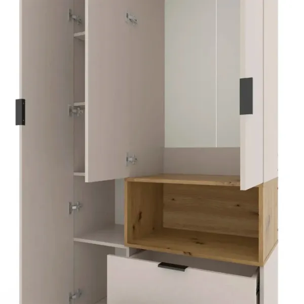 Dulap Nex Home A002R 230 x 100 x 42 / LPAL / Cahmere Oak Artisan photo 5