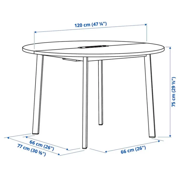 Masă de birou Ikea Mittzon PAL/ White photo 7