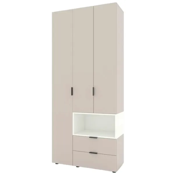 Dulap Nex Home A002R 230 x 100 x 42 / LPAL / Cashmere White Snow photo 1