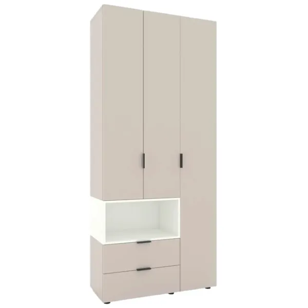 Dulap Nex Home A002R 230 x 100 x 42 / LPAL / Cashmere White Snow photo 2