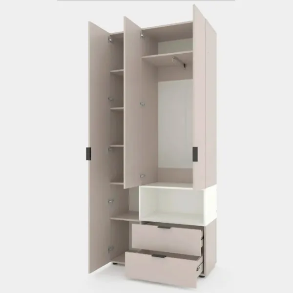 Dulap Nex Home A002R 230 x 100 x 42 / LPAL / Cashmere White Snow photo 3