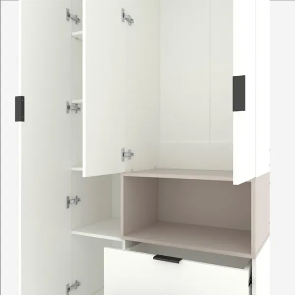 Dulap Nex Home A002R 230 x 100 x 42 / LPAL / White Snow Cashmere photo 3