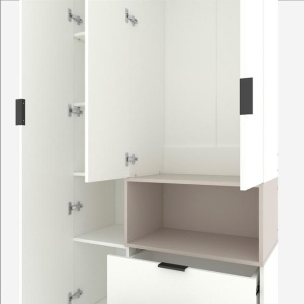 Dulap Nex Home A002R 230 x 100 x 42 / LPAL / White Snow Cashmere photo 3