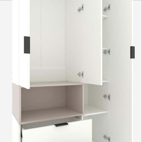 Dulap Nex Home A002R 230 x 100 x 42 / LPAL / White Snow Cashmere photo 5