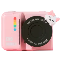 Фотоаппарат Kidyprint Zoo Family P2  3+ / Черный Розовый