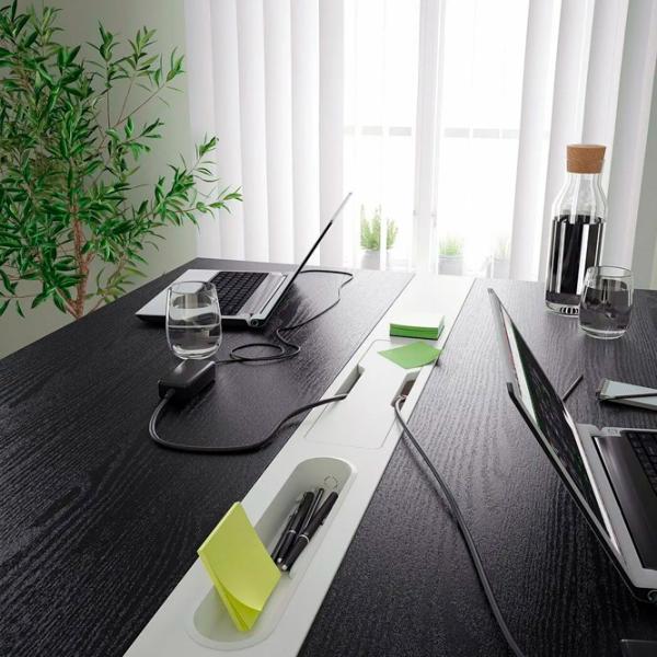 Masă de birou Ikea Mittzon PAL/ Black photo 7