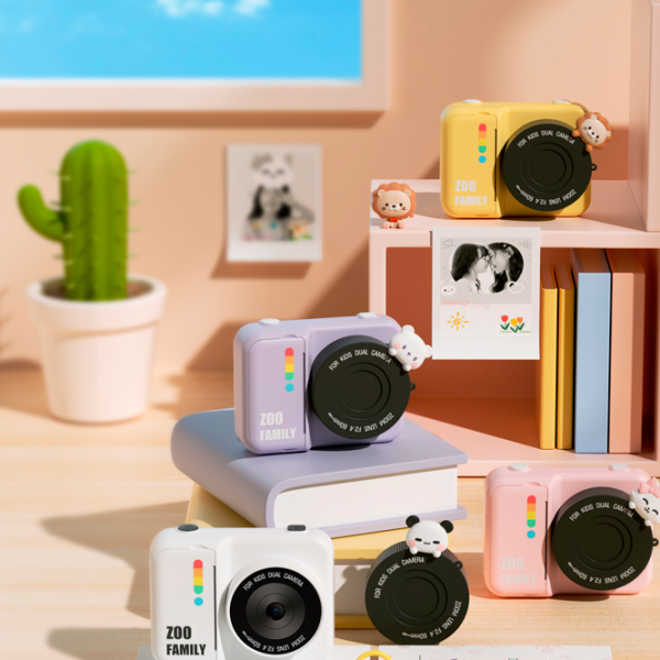 Фотоаппарат Kidyprint Zoo Family P2  3+ / Черный Фиолетовый photo 3