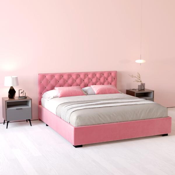 Кровать My-Style my-Mona 120 x 200 см / Фанера / Розовый photo 5