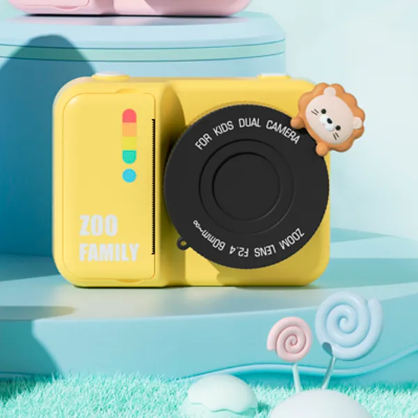 Фотоаппарат Kidyprint Zoo Family P2  3+ / Черный Желтый photo 2