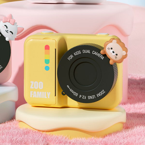 Фотоаппарат Kidyprint Zoo Family P2  3+ / Черный Желтый photo 3