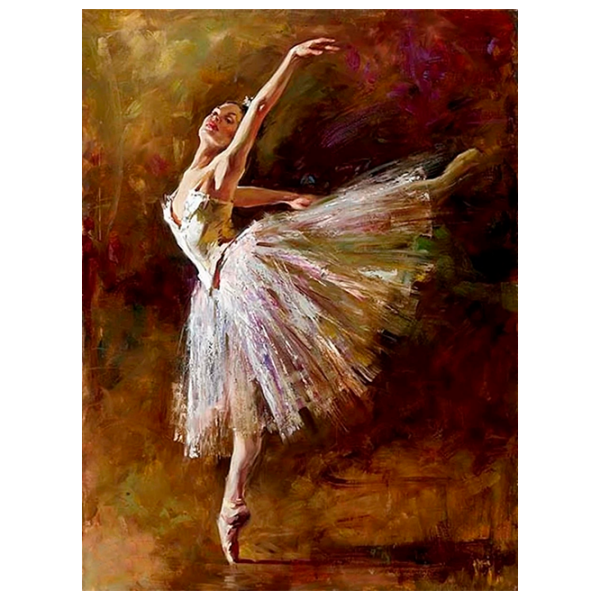 Картина по номерам PRC Балерина 03024 50 x 40 см / Вертикальная photo 1