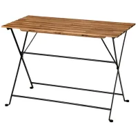 Садовый стол Ikea Tarno Прямоугольный / Черный Коричневый