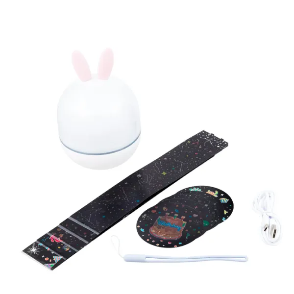 Проектор звезд Night Light Cute 21in1  1+ / Желтый Белый photo 2