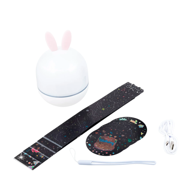 Проектор звезд Night Light Cute 21in1  1+ / Желтый Белый photo 2