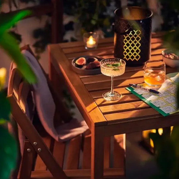 Садовый стол Ikea Nammaro Квадратный / Brown Коричневый photo 5