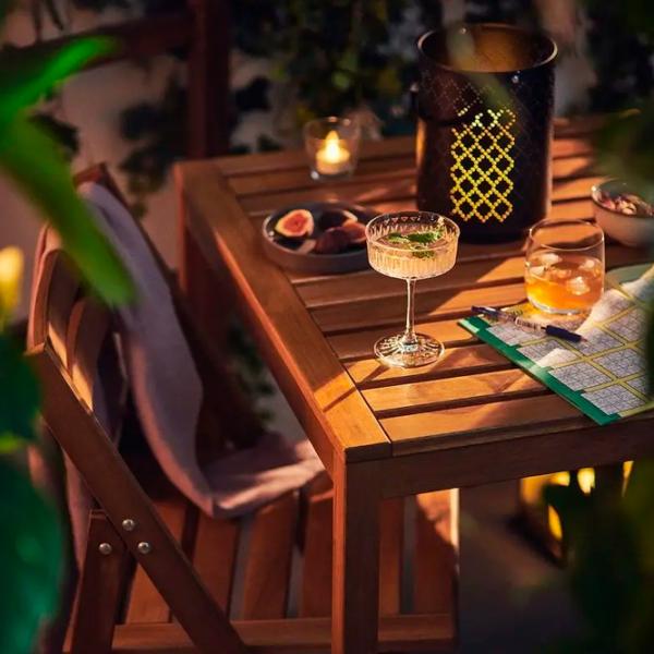 Садовый стол Ikea Nammaro Квадратный / Brown Коричневый photo 5