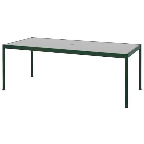 Masă de grădină Ikea Segeron Dreptunghiular / Green Gray photo 1