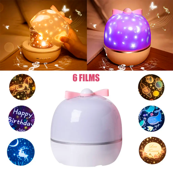 Проектор звезд Night Light Dreamer 6in1 WH-E16 1+ / Разноцветный Белый photo 2