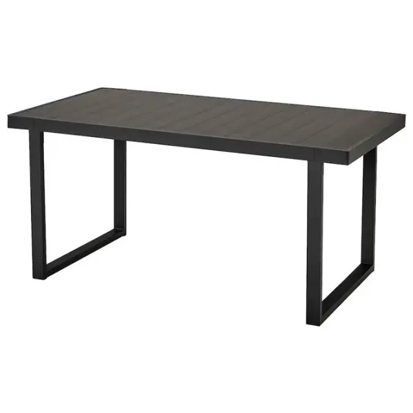 Садовый стол Ikea Varmanso Прямоугольный / Темно-серый Тёмно-серый photo 1