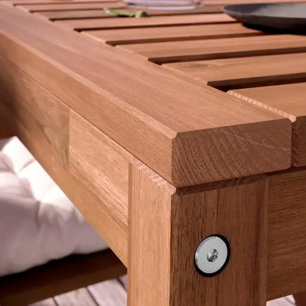 Садовый стол Ikea Nammaro Квадратный / Brown Коричневый photo 3