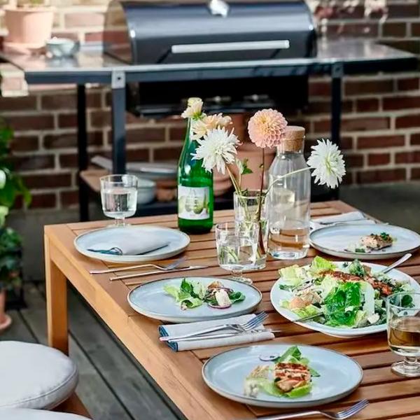 Садовый стол Ikea Nammaro Квадратный / Brown Коричневый photo 5