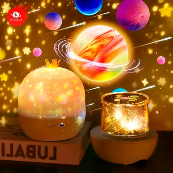Проектор звезд Night Light Fantasy Crown 21in1  1+ / Разноцветный Белый photo 3 Проектор звезд Night Light Fantasy Crown 21in1  1+ / Разноцветный Белый photo 3