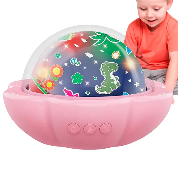 Проектор звезд Night Light Lucky Flower 2in1  1+ / Разноцветный Розовый photo 3 Проектор звезд Night Light Lucky Flower 2in1  1+ / Разноцветный Розовый photo 3