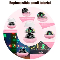 Proiector de stele Night Light Lucky Flower 2in1 1+ / Multicolor Pink photo 4