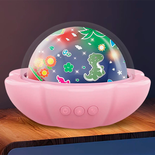 Проектор звезд Night Light Lucky Flower 2in1  1+ / Разноцветный Розовый photo 5 Проектор звезд Night Light Lucky Flower 2in1  1+ / Разноцветный Розовый photo 5