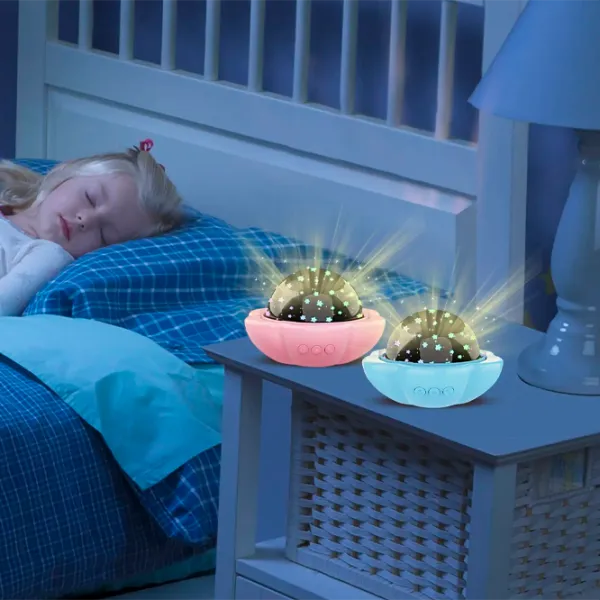 Проектор звезд Night Light Lucky Flower 2in1  1+ / Разноцветный Розовый photo 10 Проектор звезд Night Light Lucky Flower 2in1  1+ / Разноцветный Розовый photo 10