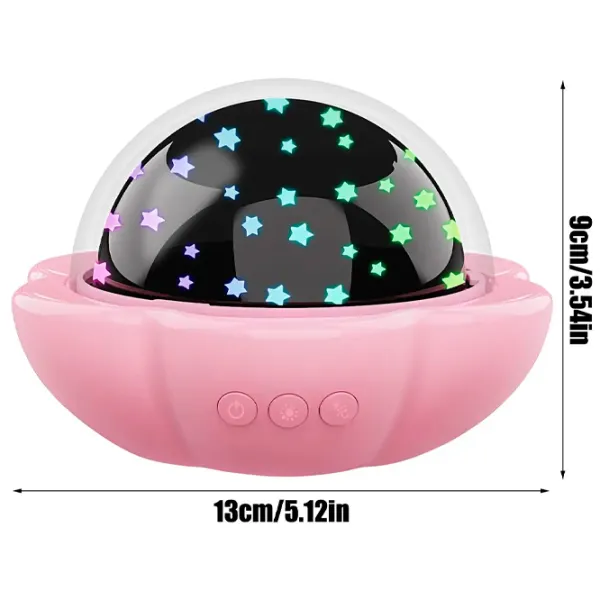 Проектор звезд Night Light Lucky Flower 2in1  1+ / Разноцветный Розовый photo 11 Проектор звезд Night Light Lucky Flower 2in1  1+ / Разноцветный Розовый photo 11