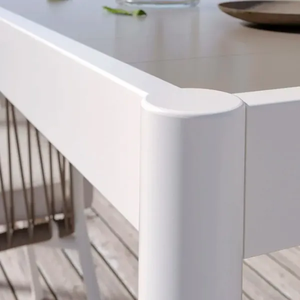 Masă de grădină Ikea Segeron Dreptunghiular / White Gray photo 5