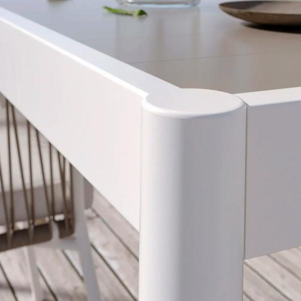 Masă de grădină Ikea Segeron Dreptunghiular / White Gray photo 5