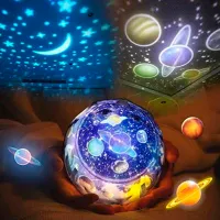 Proiector de stele Night Light Magic Diamonds 21in1 1+ / Multicolor Pink photo 2