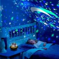 Proiector de stele Night Light Magic Diamonds 21in1 1+ / Multicolor Pink photo 4