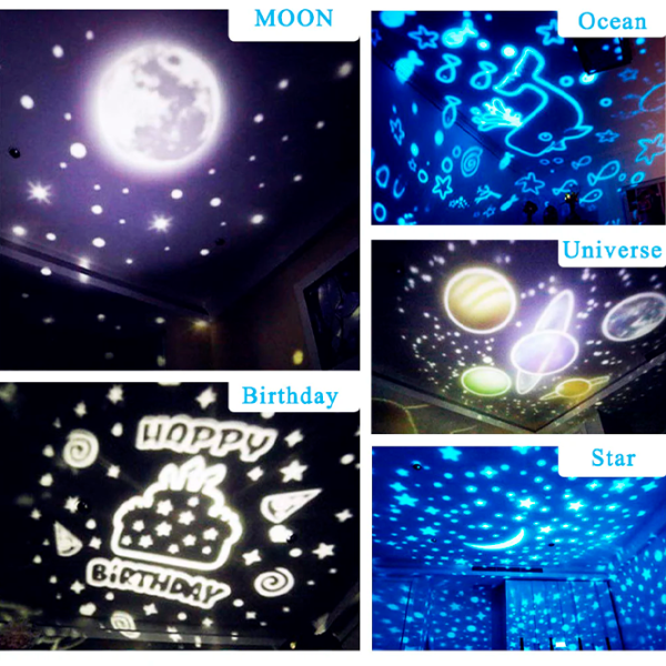 Proiector de stele Night Light Magic Diamonds 21in1  1+ / Multicolor Pink photo 8 Proiector de stele Night Light Magic Diamonds 21in1  1+ / Multicolor Pink photo 8