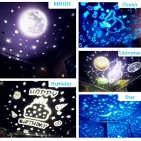 Proiector de stele Night Light Magic Diamonds 21in1 1+ / Multicolor Pink photo 8