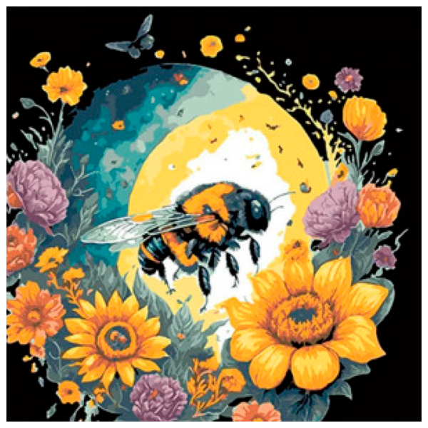 Pictură pe numere Richi AV4040-33 80163 40 x 40 cm / Verticală photo 1