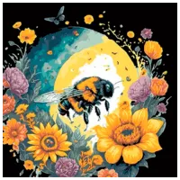 Pictură pe numere Richi AV4040-33 80163 40 x 40 cm / Verticală