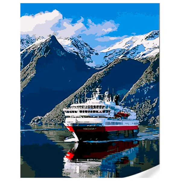 Pictură pe numere Strateg Croazieră GS1611 50 x 40 cm / Verticală photo 1