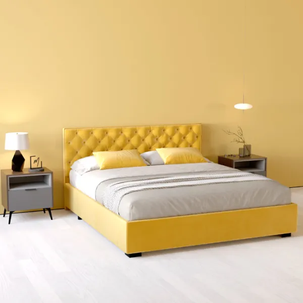 Кровать My-Style my-Mona 160 x 200 см / Фанера / Желтый photo 5