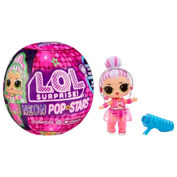 Кукла L.O.L Surprise! Neon Pop Stars 120674 пупсик / 3+ photo 1