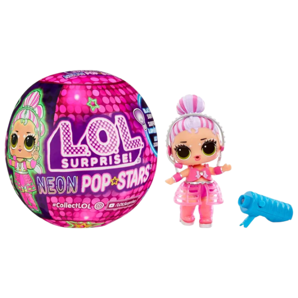 Кукла L.O.L Surprise! Neon Pop Stars 120674 пупсик / 3+ photo 1