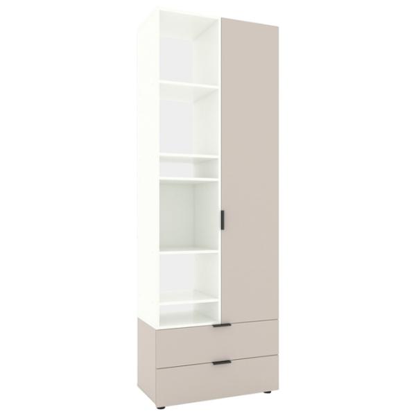 Шкаф Nex Home A001L 230 x 80 x 42см / ЛДСП / Белый Снег Кашемир photo 1