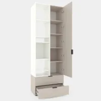 Dulap Nex Home A001L 230 x 80 x 42 / LPAL / White Snow Cashmere photo 3