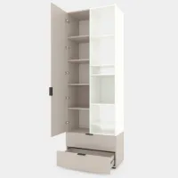 Dulap Nex Home A001L 230 x 80 x 42 / LPAL / White Snow Cashmere photo 4