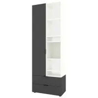 Dulap Nex Home A001L 230 x 80 x 42 / LPAL / White Snow Antracite photo 2
