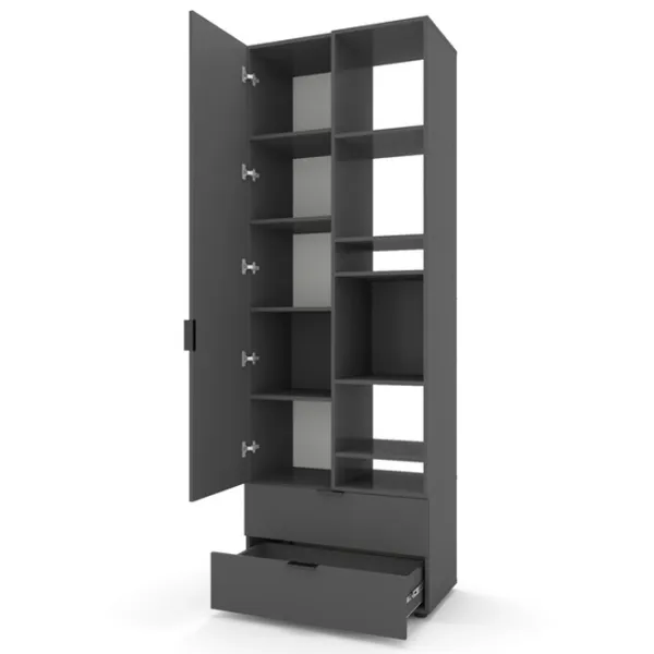 Dulap Nex Home A001R 230 x 80 x 42 / LPAL / Antracit photo 3