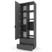 Dulap Nex Home A001R 230 x 80 x 42 / LPAL / Antracit photo 3